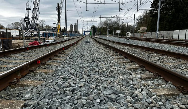 Treinverkeer stilgelegd na verzakt spoor bij Vught